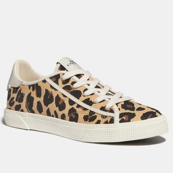 Coach Shoes - 🆕 SALE Coach Leopard Low Top Sneakers